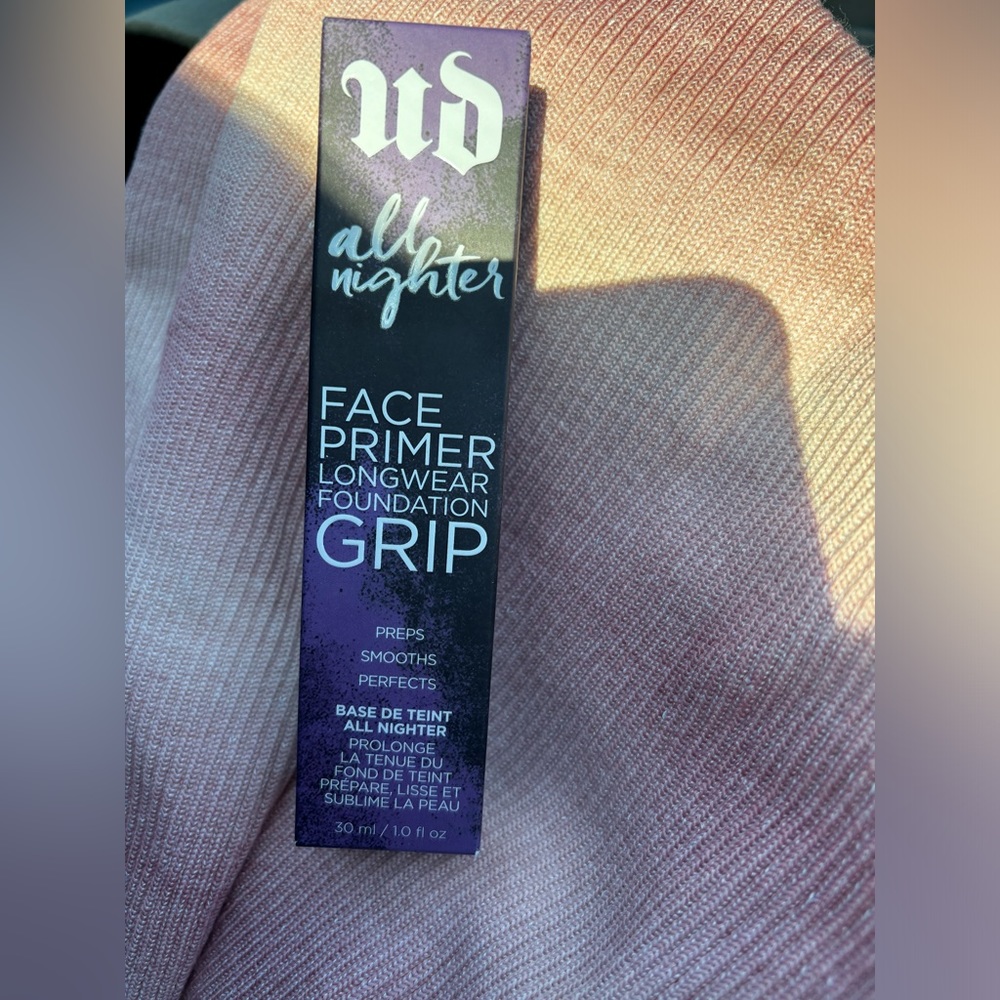 Urban Decay all nighter face primer long wear foundation GRIP💜💜